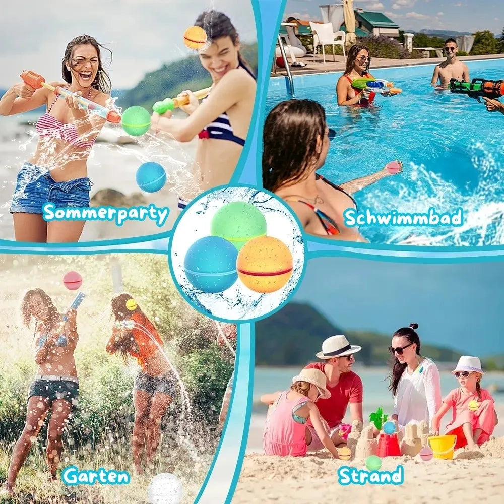 wiederverwendbare Wasserbomben (6 Stk.)