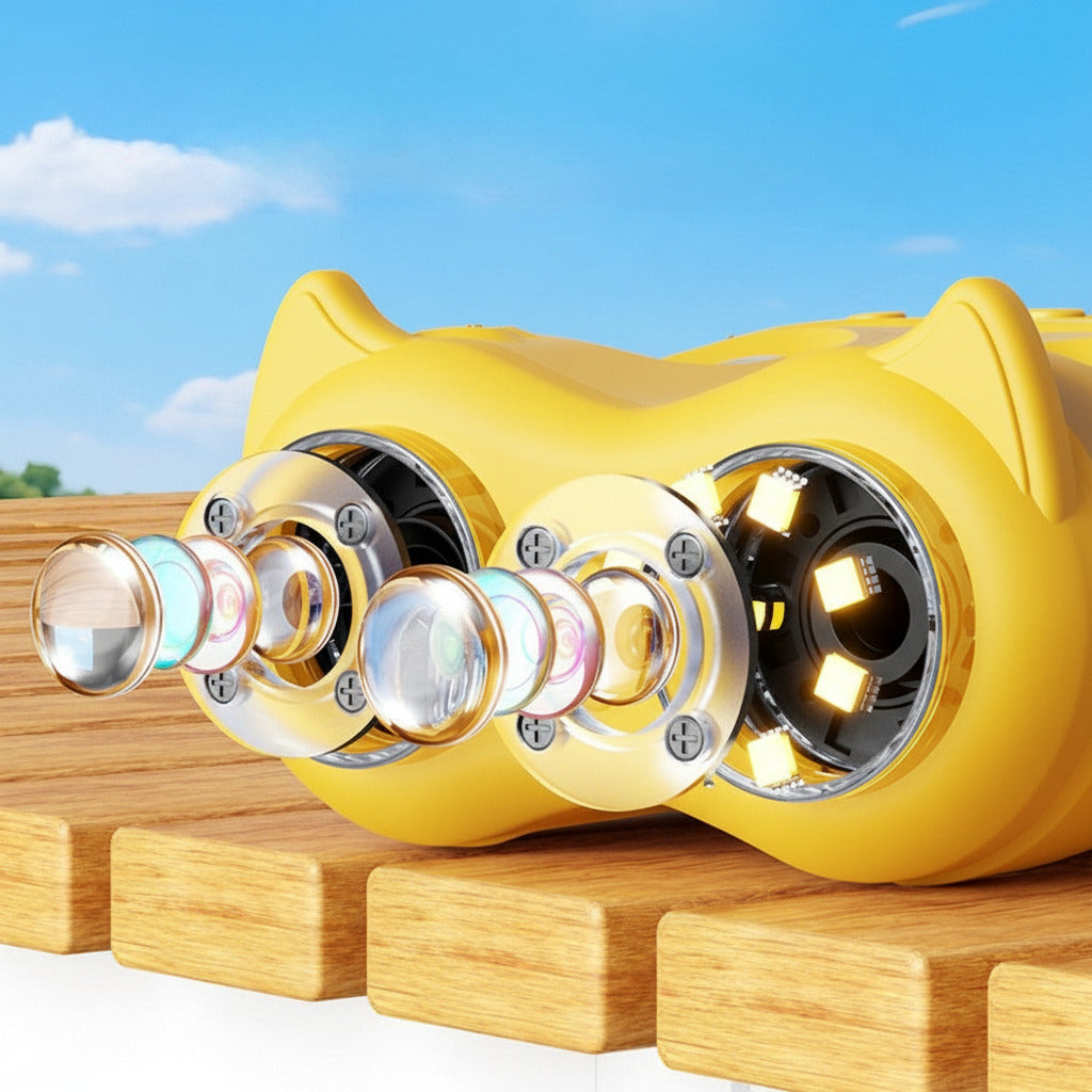 2-in-1 digitales Teleskop & Mikroskop für Kinder