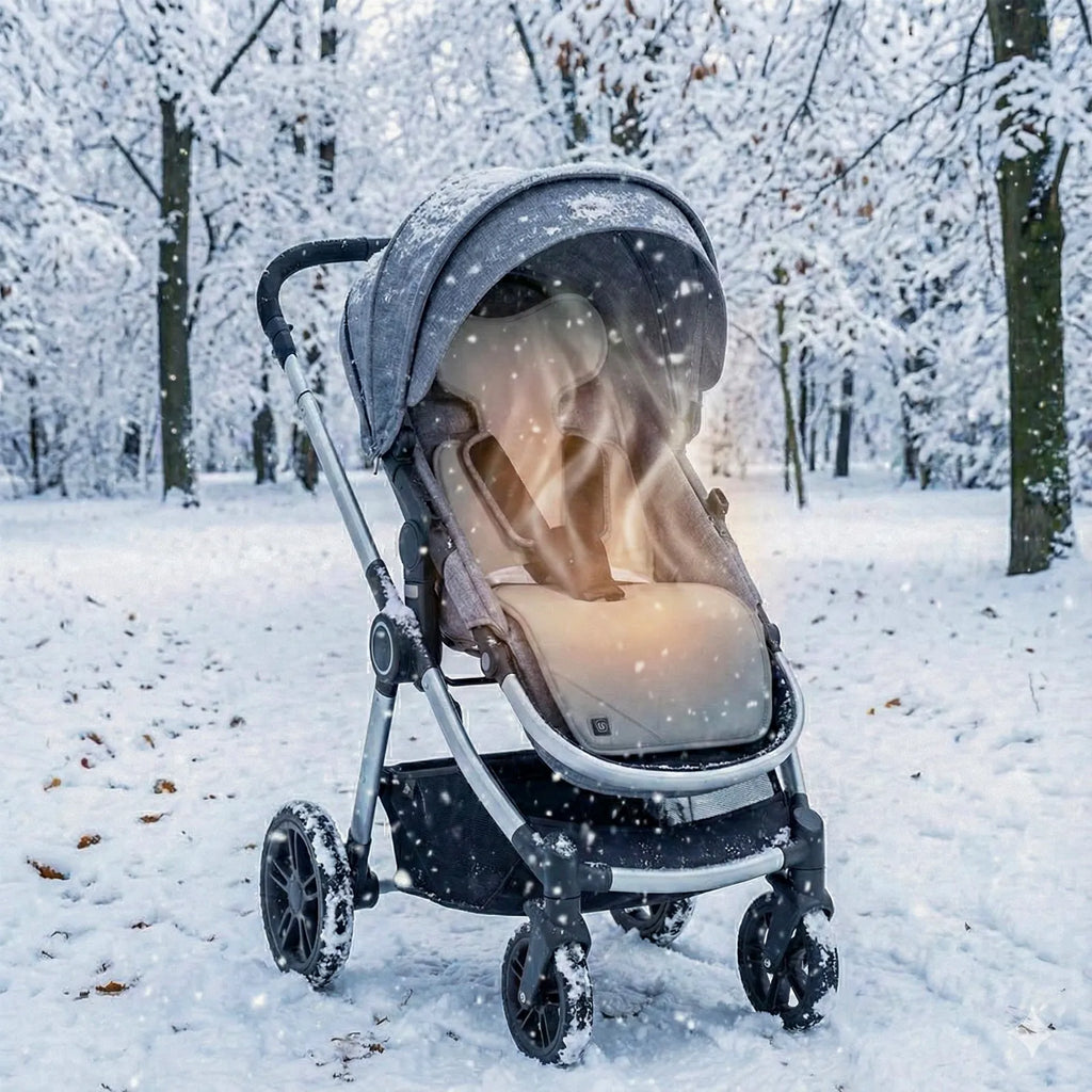 Beheizbare Kinderwagen- & Autositzauflage