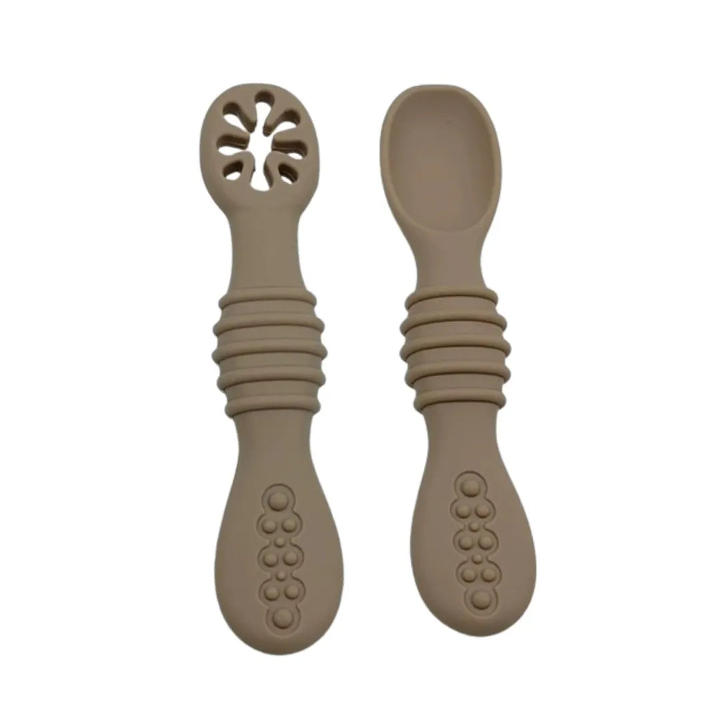 Silikon Babylöffel Set – 6 Stück weiche Lernlöffel