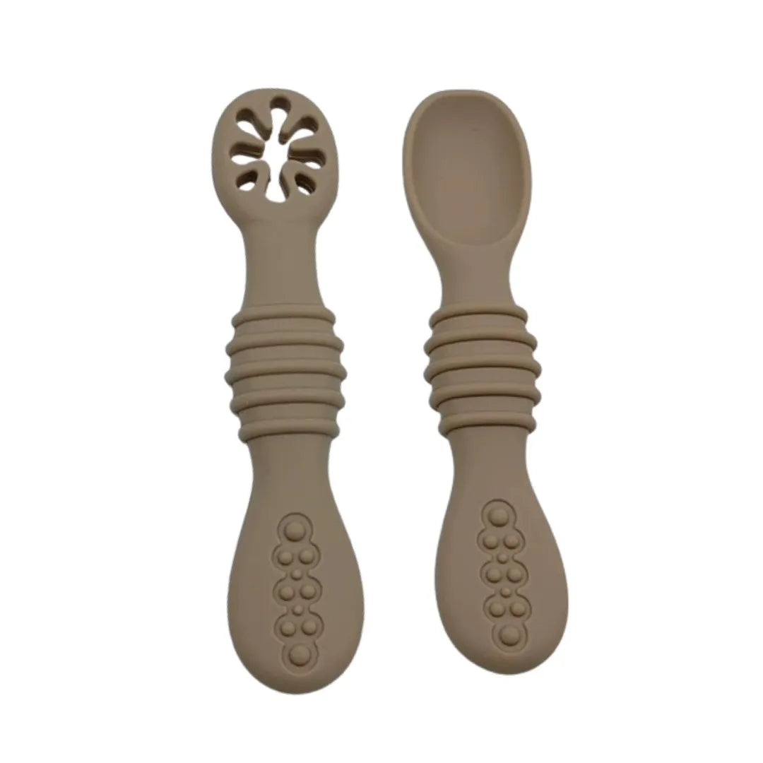 Silikon Babylöffel Set – 6 Stück weiche Lernlöffel