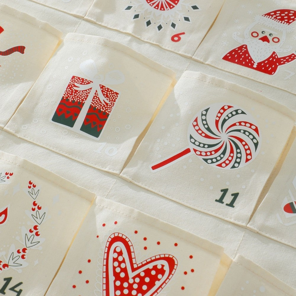 Adventskalender zum Aufhängen und Befüllen