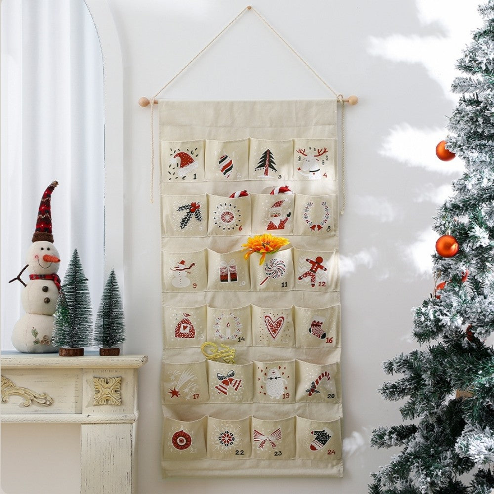 Adventskalender zum Aufhängen und Befüllen