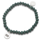 Armband, Charm, Deep Green