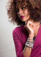 Armband, Charm, Ice/ Blau