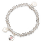 Armband, Charm, Ice/ Rosa