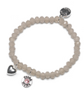 Armband, Herz Taupe