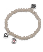 Armband, Herz Taupe
