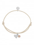 Armband Mea, Creme/ Mondstein