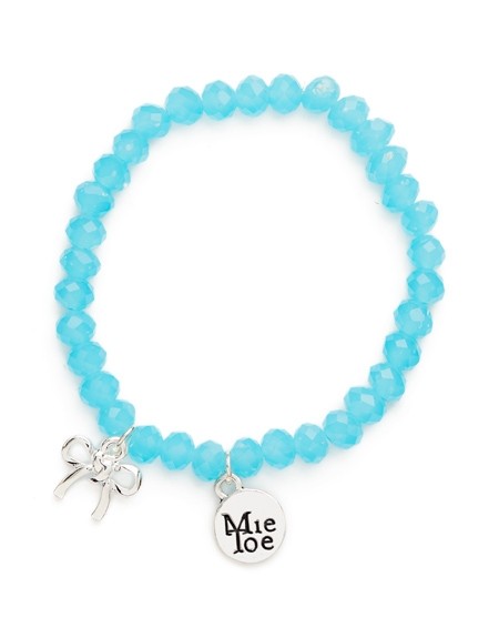 Armband, Schleife Blau