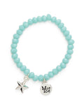 Armband, Stern Hellblau