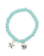 Armband, Stern Hellblau
