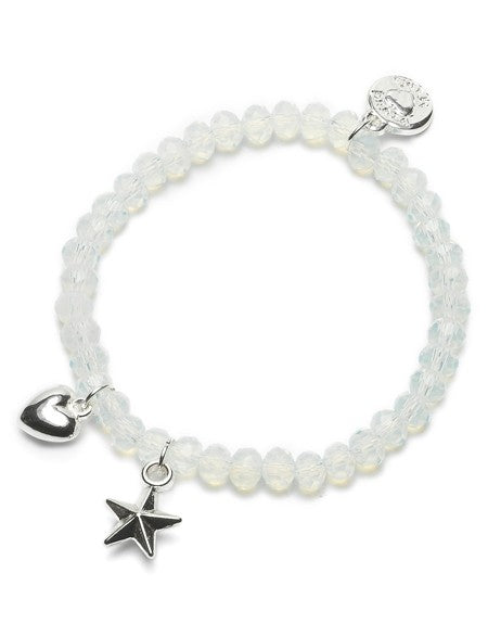 Armband, Stern Transparent