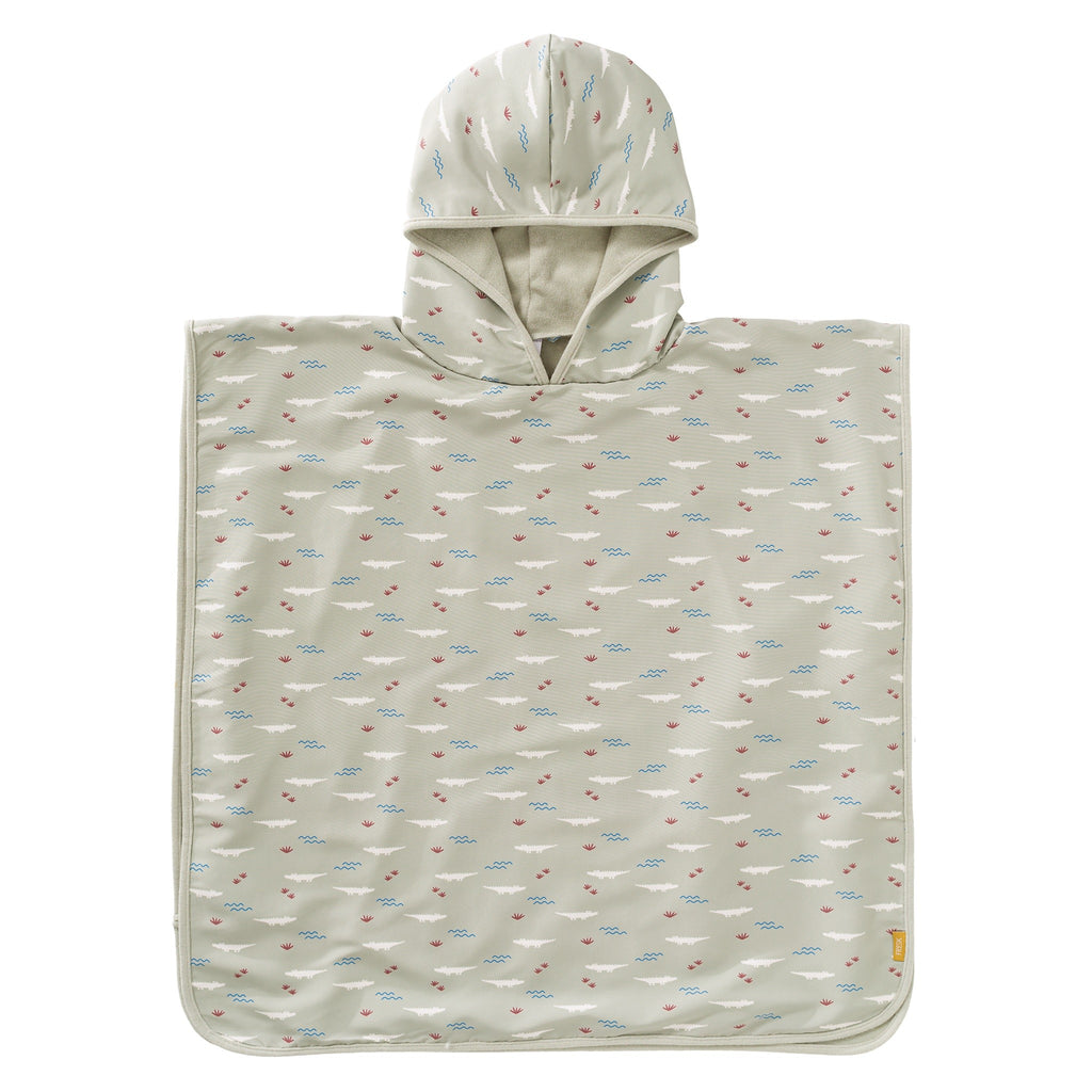 Badetuch Poncho, Krokodile
