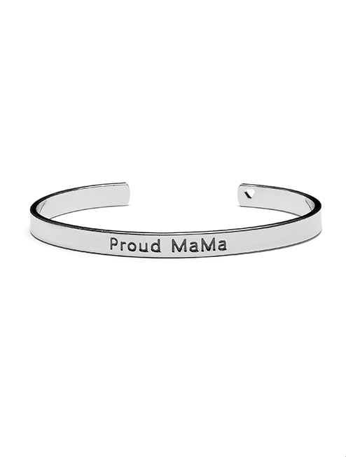 Bangle Bracelet, Silber