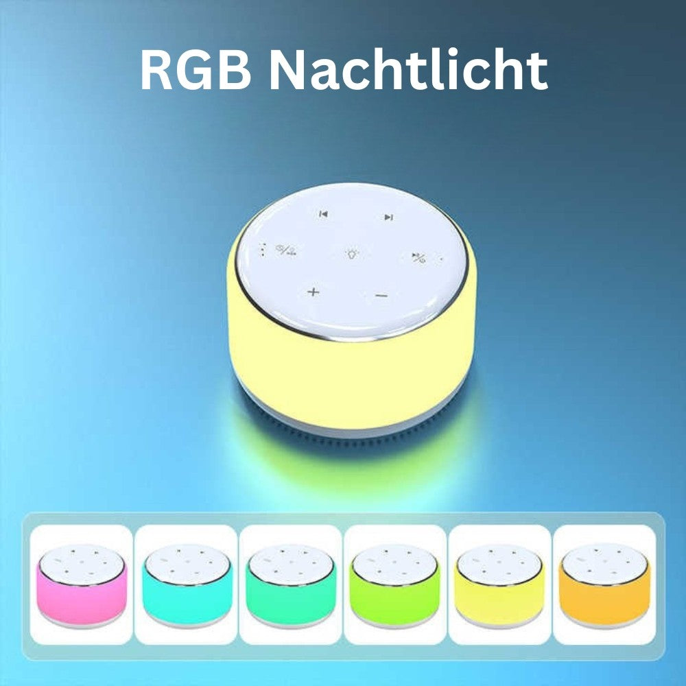 beruhigende Schlaf-Musikdose White Noise RGB Licht