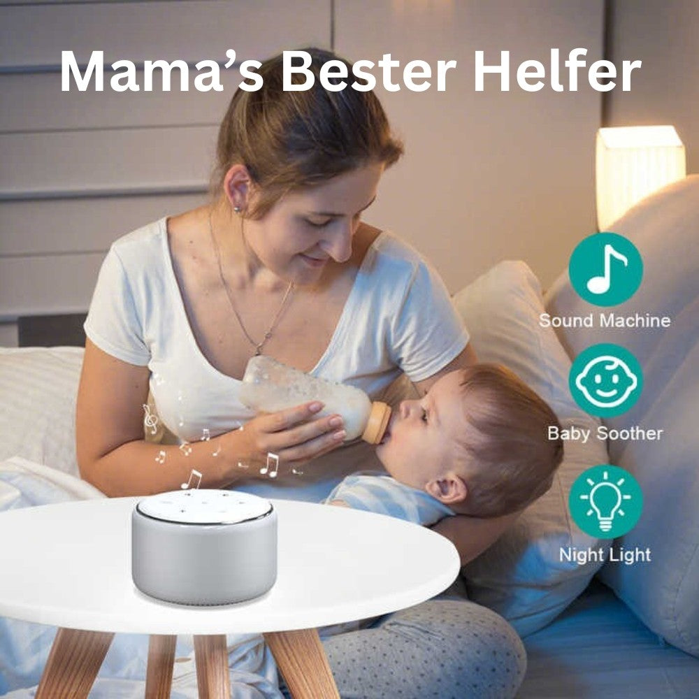 beruhigende Schlaf-Musikdose White Noise RGB Licht