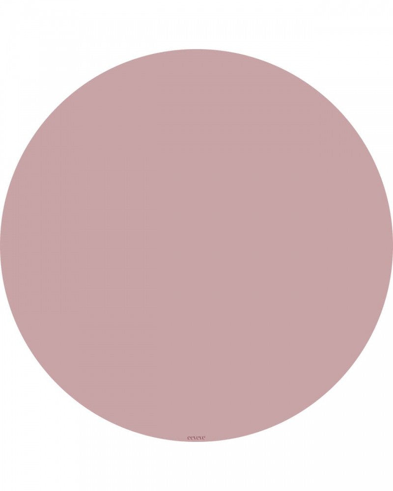 Bodenmatte Schutzmatte, rund 110cm, Altrosa