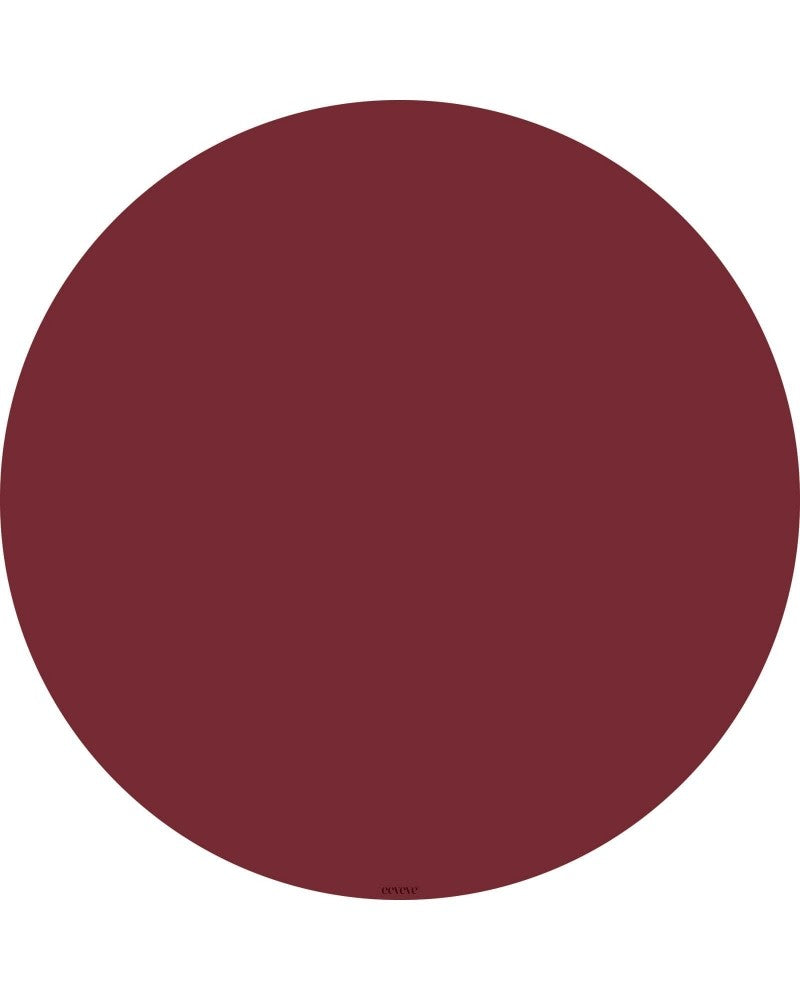 Bodenmatte Schutzmatte, rund 110cm, Marsala
