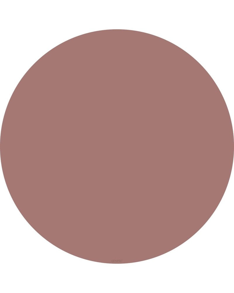 Bodenmatte Schutzmatte, rund 110cm, Powder Blush