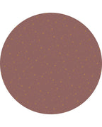 Bodenmatte Schutzmatte, rund 110cm, Stars Kupfer Rose