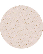Bodenmatte Schutzmatte, rund 110cm, Stars Mandel