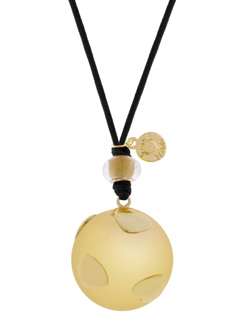Bola-Kugel - BabyBel Schwangerschaftskette, Gold/ Herzen