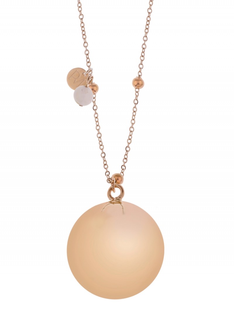 Bola-Kugel Fine Collection Schwangerschaftskette, Rosé-Rosé Quartz