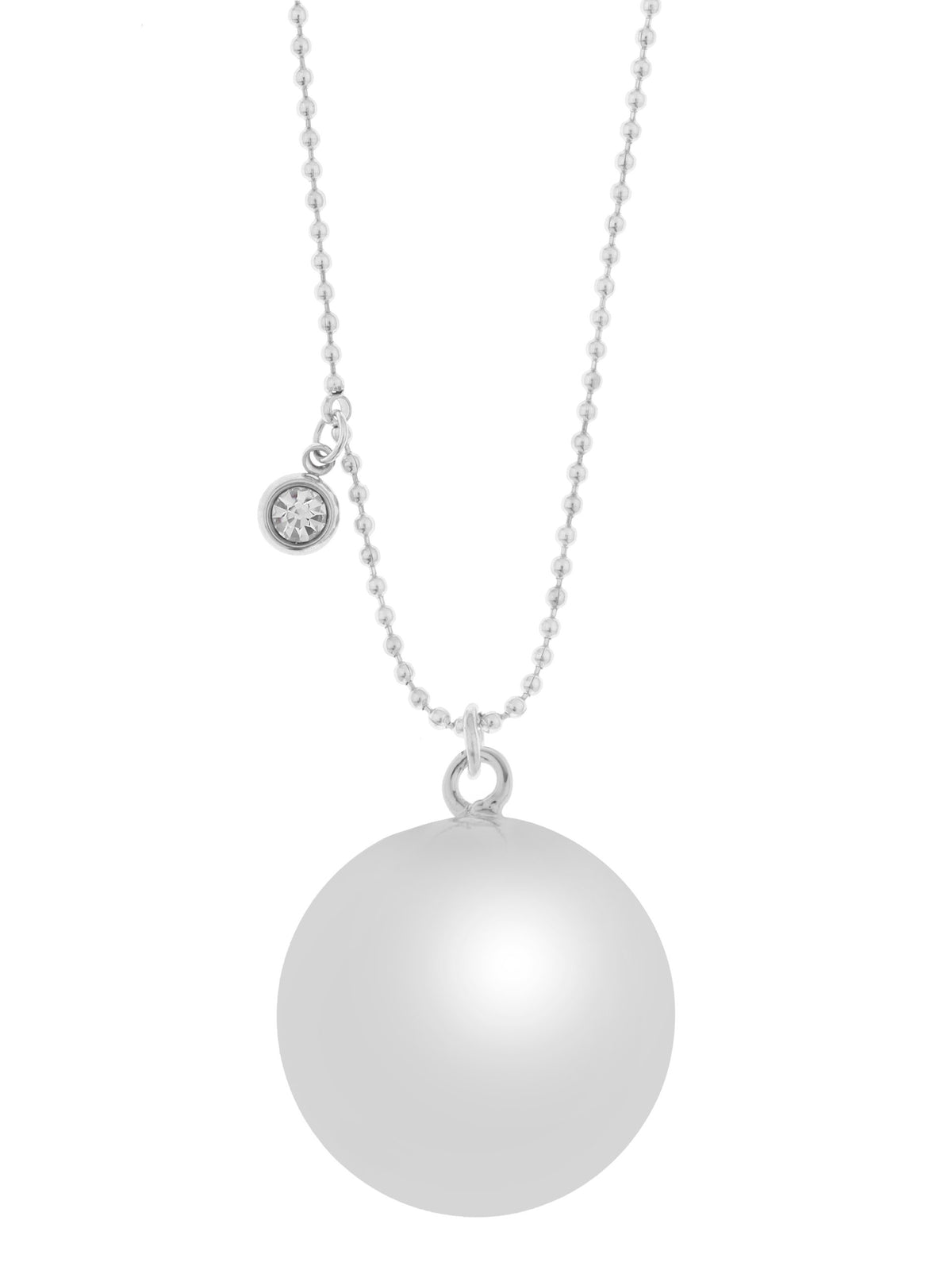 Bola-Kugel Schwangerschaftskette, Chloe/ Silber