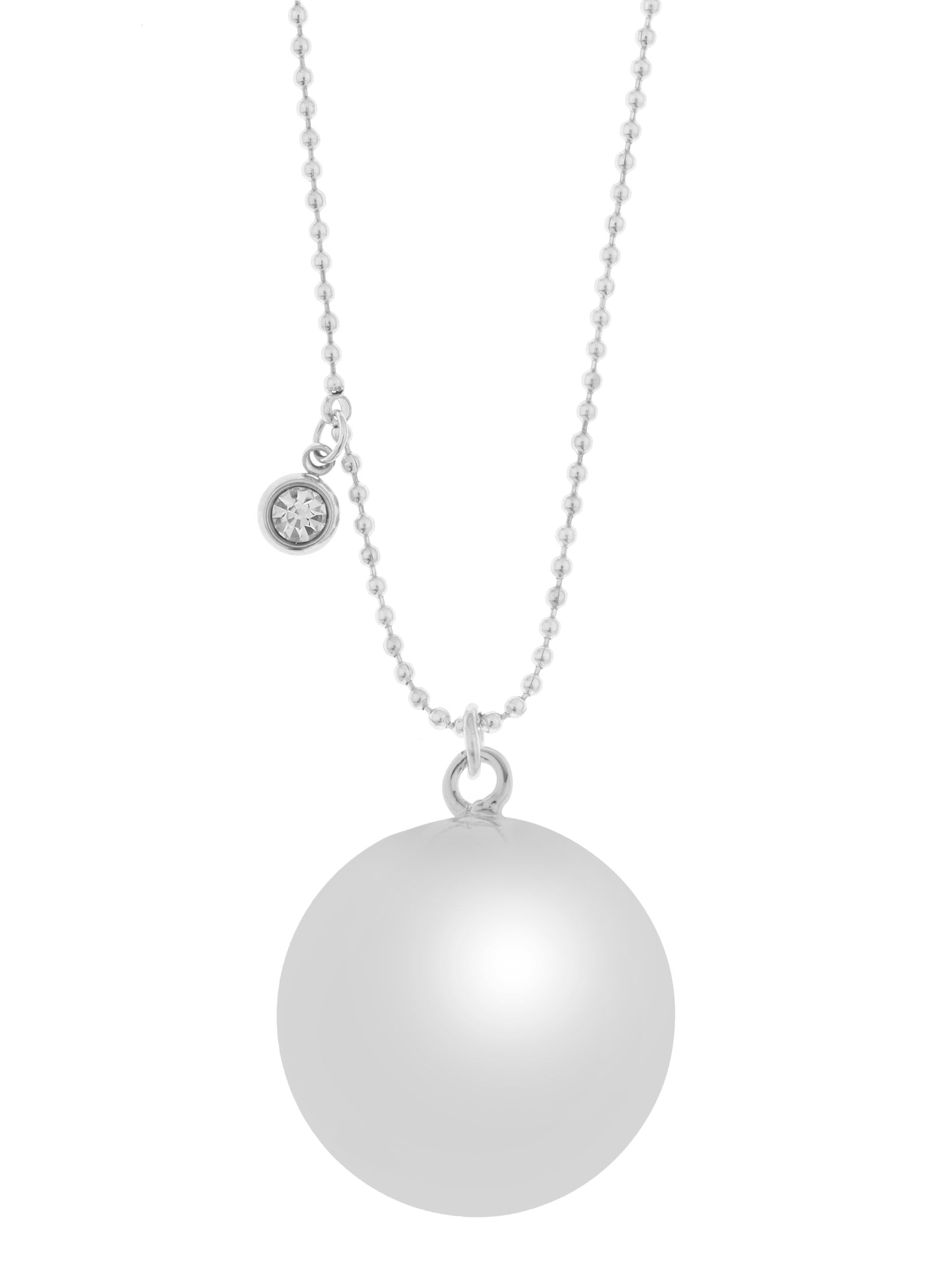 Bola-Kugel Schwangerschaftskette, Chloe/ Silber