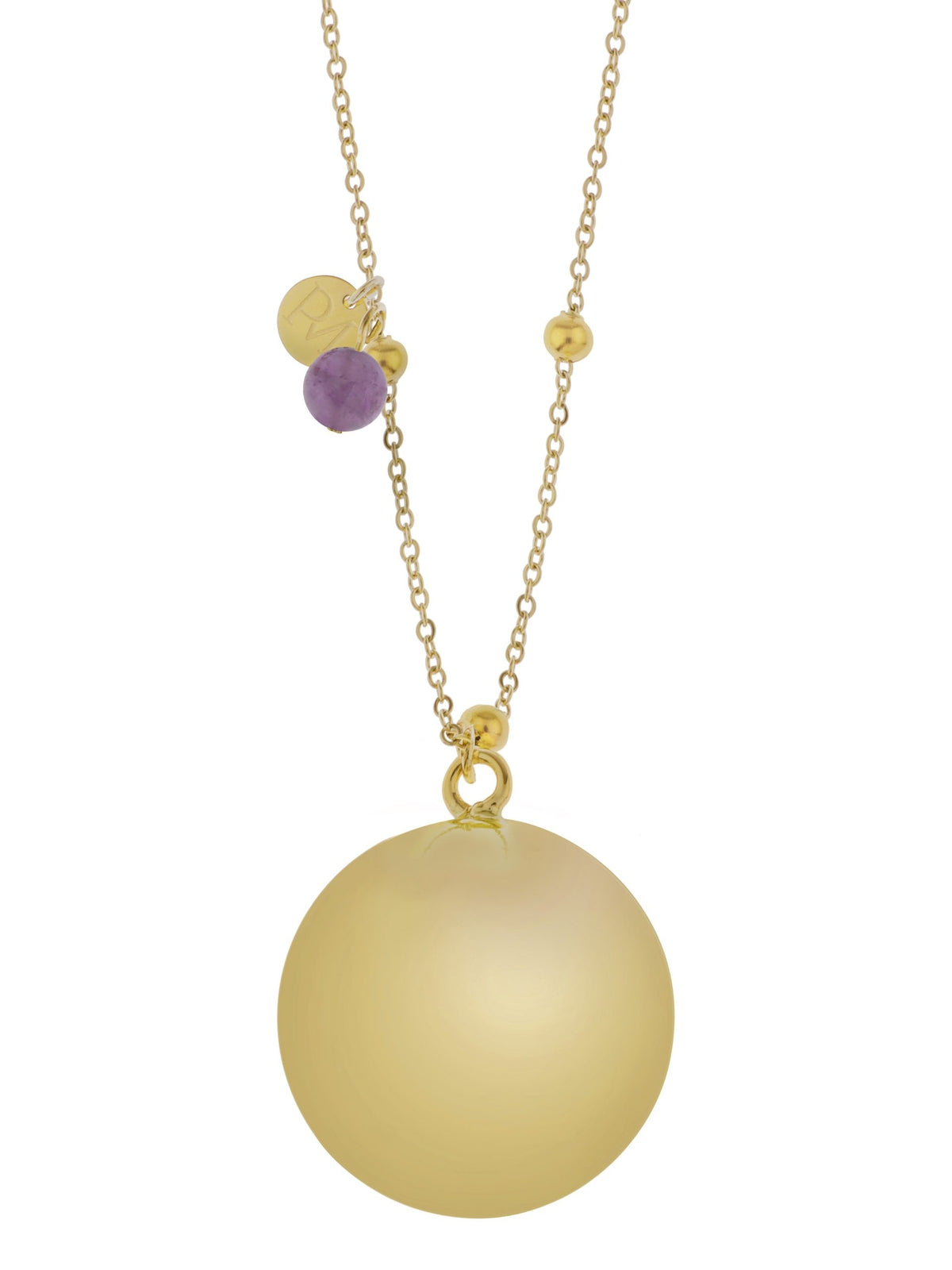 Bola-Kugel / Schwangerschaftskette Olivia, Amethyst