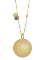 Bola-Kugel / Schwangerschaftskette Olivia, Amethyst