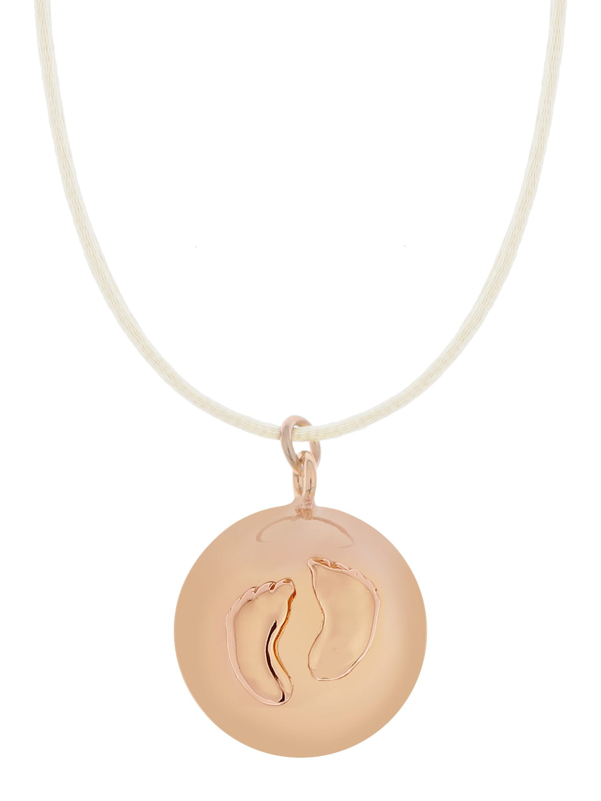 Bola-Kugel / Schwangerschaftskette Sofie, Baby Füsschen/ Rose