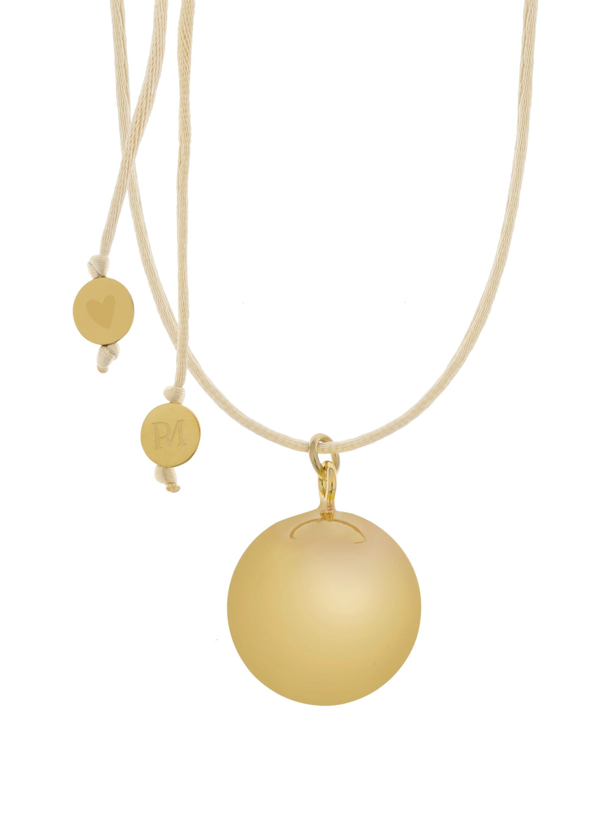 Bola-Kugel / Schwangerschaftskette Sofie, Gold
