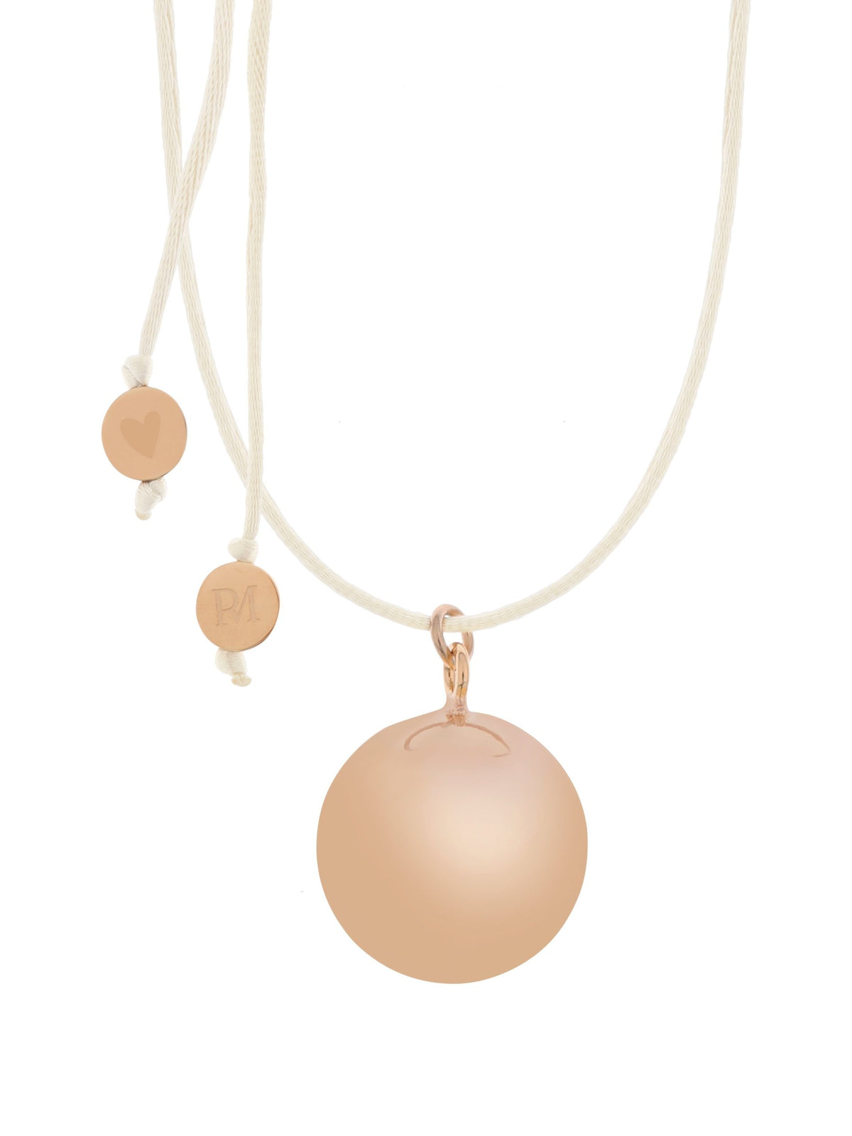 Bola-Kugel / Schwangerschaftskette Sofie, Rose Gold