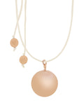 Bola-Kugel / Schwangerschaftskette Sofie, Rose Gold
