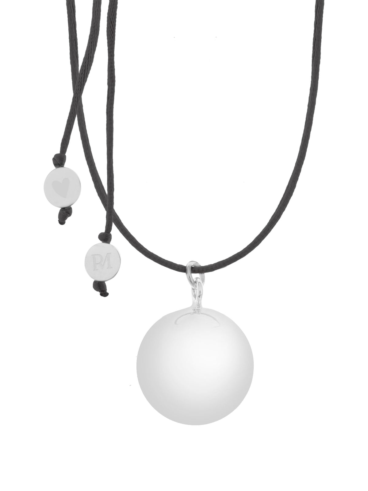 Bola-Kugel / Schwangerschaftskette Sofie, Silber