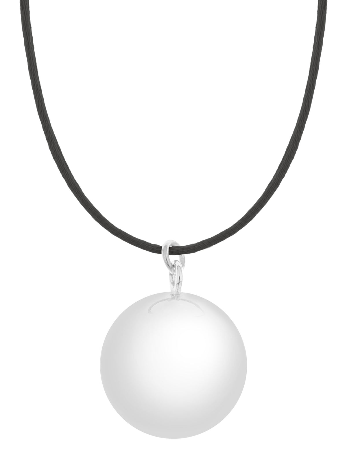 Bola-Kugel / Schwangerschaftskette Sofie, Silber