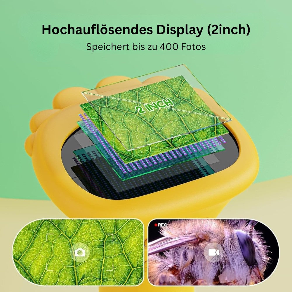 Digitales Kinder Mikroskop mit Bildschirm