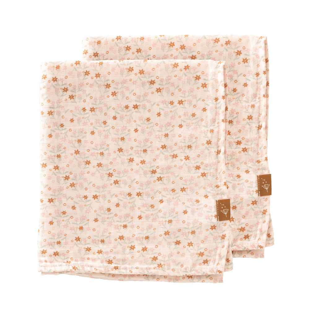 Einschlag- und Mulltuch (2er Pack), Garden Flowers