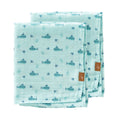 Einschlag- und Mulltuch (2er Pack), Submarine