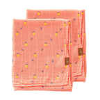Einschlag- und Mulltuch (2er Pack), Summer Fruits
