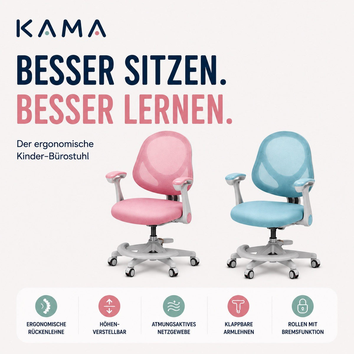 Ergonomischer Kinder-Bürostuhl