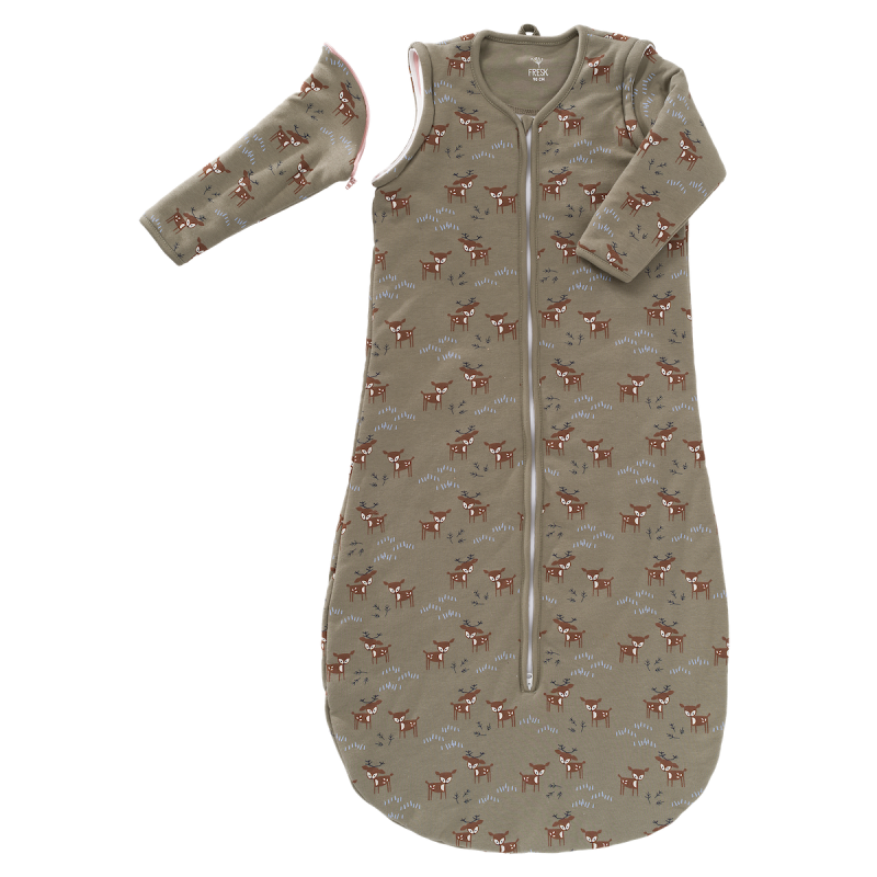Fresk Schlafsack mit Ärmel, Reh Olive