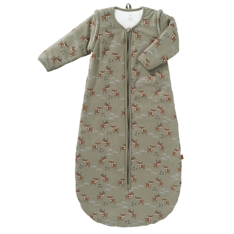Fresk Schlafsack mit Ärmel, Reh Olive