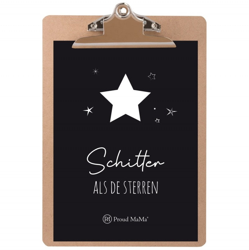 Karte mit Klemmbrett, Shine Like The Stars