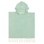 Kinder-Poncho gestreift mit Zotteln