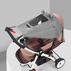 Kinderwagen Sonnensegel mit Fenster