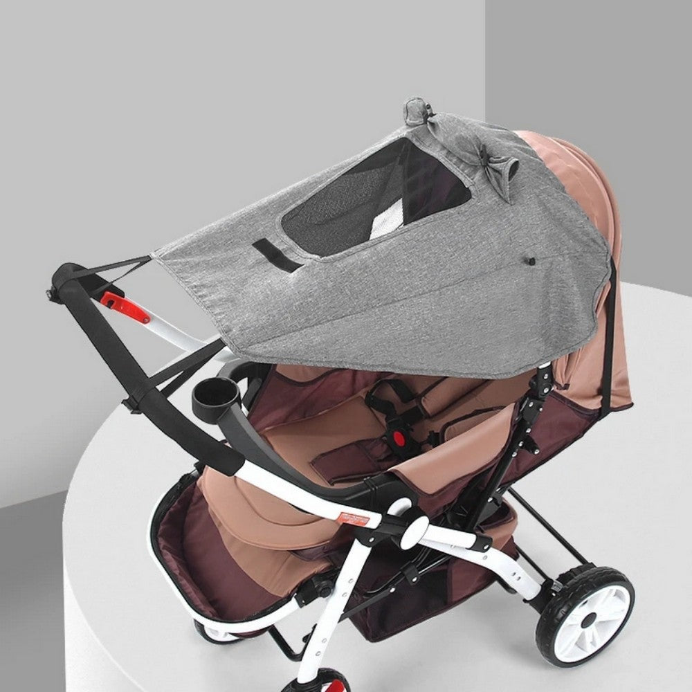 Kinderwagen Sonnensegel mit Fenster
