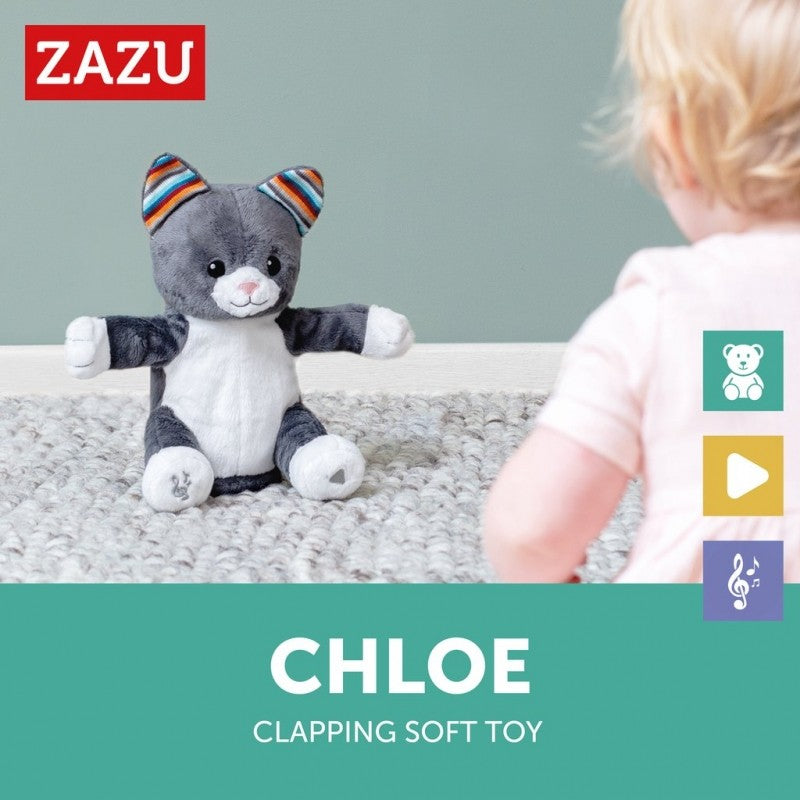 klatschendes Kuscheltier mit Gesang, Chloe die Katze